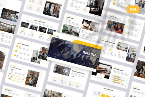 Bireina Business Google Slides: A Template for Modern Storytelling