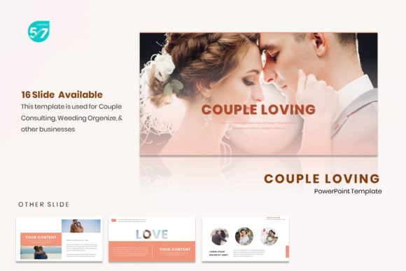 Crafting Visual Harmony: The Couple Loving Template