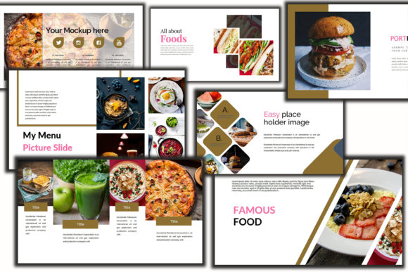 Delicious Food Keynote Template: A Visual Feast for Your Presentations