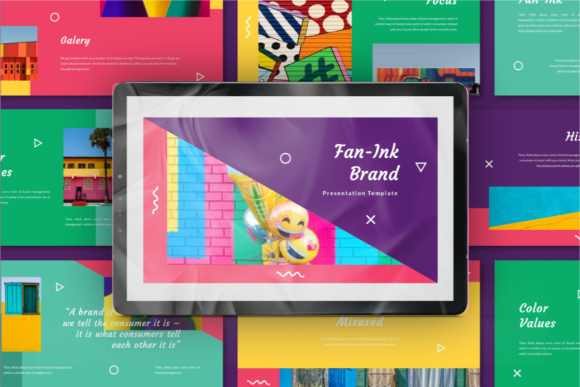 Fan-Ink Brand Keynote Template: Your All-in-One Design Solution