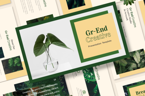 Gr-end Creative Google Slides Template: Elevate Your Next Presentation