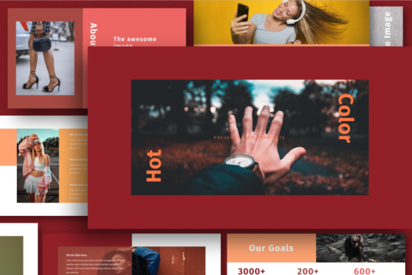 Hot Color PowerPoint Template: A Designer's Guide