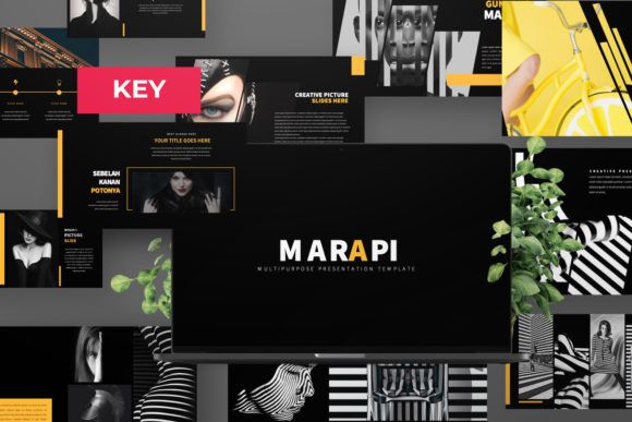 Marapi Creative Keynote: A Modern Presentation Template for Impact