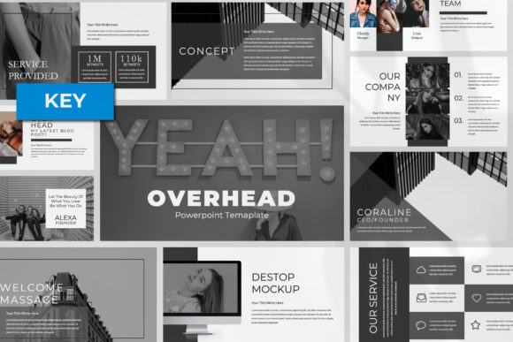 Overhead Creative Keynote: A Modern Multipurpose Template