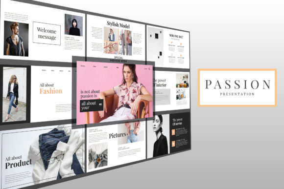 Passion Lookbook Keynote: Modern Class for Your Presentations