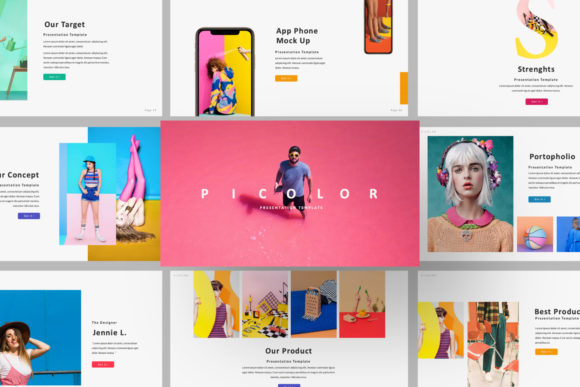 Picolor Creative Google Slide: A Modern Design Toolkit