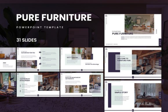 Pure Furniture: The Modern Presentation Template for Clean, Professional Slides