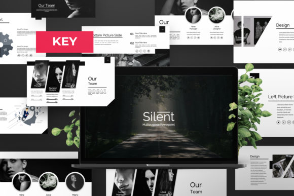 Silent Creative Keynote: A Modern Typeface for Bold Branding