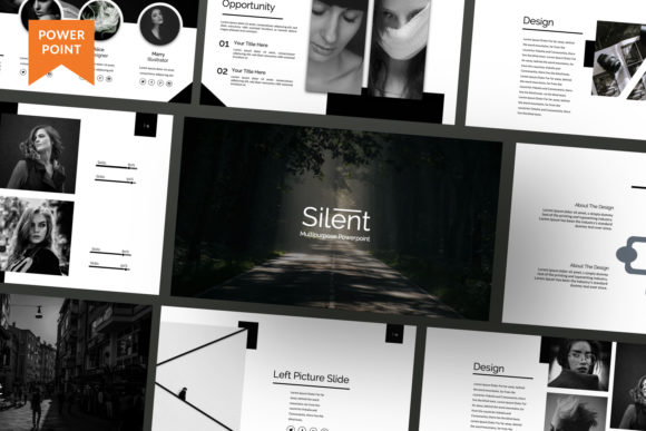 Silent Creative PowerPoint: Modern Design Meets Clarity