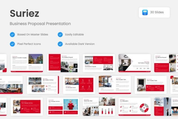 Suriez – Business Proposal Keynote: Your Pitch Deck's New Best Friend