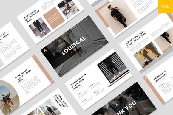 Unlock Professional Design with Louiscal Creative Google Slides Template